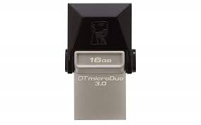 [DTDUO3/16GB] Kingston DataTraveler microDuo - Unidad flash USB - 16 GB - USB 3.0