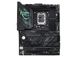 [ROG STRIX Z790-F GAMING WIFI] ASUS ROG Strix Z790-F Gaming WiFi - Placa base - ATX - Socket LGA1700 - Z790 Chipset - USB 3.2 Gen 1, USB 3.2 Gen 2, USB-C 3.2 Gen2, USB-C 3.2 Gen 2x2 - 2.5 Gigabit LAN, Bluetooth, Wi-Fi - Tarjeta gráfica (CPU necesaria) - HD Audio (8-canales)