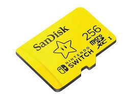 [SDSQXAO-256G-GNCZN] SanDisk Nintendo Switch - Tarjeta de memoria flash - 256 GB - UHS-I U3 - microSDXC UHS-I - para Nintendo Switch