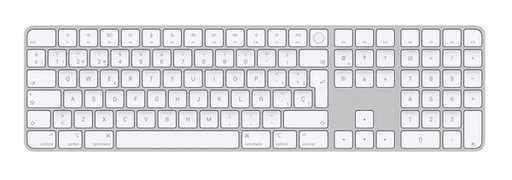 [MK2C3E/A] Apple Magic Keyboard with Touch ID and Numeric Keypad - Teclado - Bluetooth, USB-C - QWERTY - español