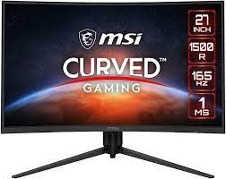 [OptixG271CQR] MSI - LED-backlit LCD monitor - Curved Screen - 27" - 2560 x 1440 - WQHD/165Hz/1ms/HDMI/DP