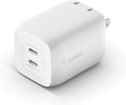 [WCH014dqWH] Belkin - Battery charger - 140 Watt - Lithium - Para Universal - GaN USB-C 140-65W / USB-C 65