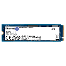 [SNV2S/4000G] Kingston NV2 - SSD - 4 TB - interno - M.2 2280 - PCIe 4.0 x4 (NVMe) - para Intel Next Unit of Computing 12 Pro Kit - NUC12WSKi5