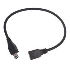 [XTC-368] Xtech - USB cable - 5 pin Micro-USB Type B - 4 pin USB Type B - Black - XTC-368