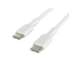 [CAB003bt1MWH] Belkin BOOST CHARGE - Cable USB - 24 pin USB-C (M) a 24 pin USB-C (M) - 1 m - blanco