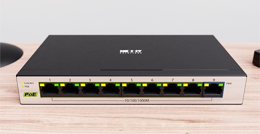 [NSW-V900P] Nexxt Solutions Infrastructure - Switch - Gigabit Ethernet - 9 - 1 Gigabit Ethernet - 9 POE+ 120W