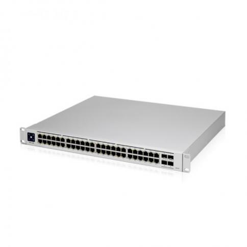 [USW-Enterprise-48-PoE] Ubiquiti UniFi Switch USW-Enterprise-48-PoE - Conmutador - L3 - Gestionado - 48 x 100/1000/2.5G (PoE+) + 4 x 1 Gigabit / 10 Gigabit SFP+ (enlace ascendente) - montaje en rack - PoE+ (720 W)