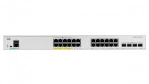 [C1000-24P-4X-L] Cisco Catalyst 1000-24P-4X-L - Conmutador - Gestionado - 13 x 10/100/1000 (PoE+) + 11 x 10/100/1000 + 4 x 10 Gigabit SFP+ (enlace de subida) - montaje en rack - PoE+ (195 W)