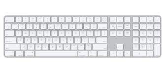 [MMMR3LA/A] Apple Magic Keyboard with Touch ID and Numeric Keypad - Teclado - Bluetooth, USB-C - QWERTY - español (Latinoamérica) - black keys