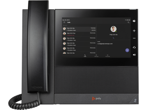 [82Z84AA] Poly CCX 600 for Microsoft Teams - Teléfono VoIP con ID de llamadas/llamada en espera - SIP, RTCP, RTP - 24 líneas - negro