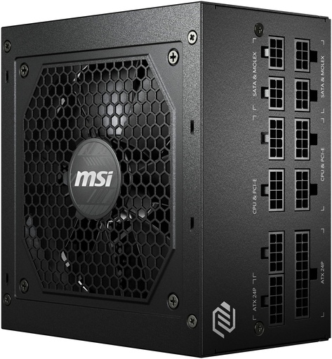 [824142319246] MSI - Power supply - MPG A650GL PCIE5 80 Plus Gold