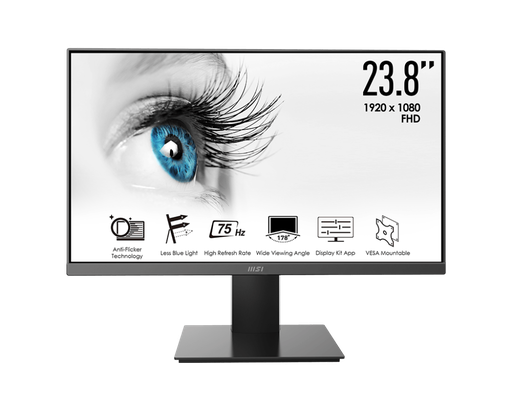[824142275436] MSI - LED-backlit LCD monitor - 23.8" - Pro MP241X