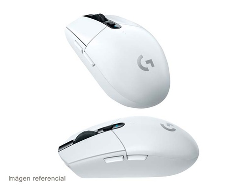 [910-005289] Logitech G G305 - Ratón - óptico - 6 botones - inalámbrico - 2.4 GHz - receptor inalámbrico USB - blanco