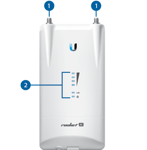 [R5AC-LITE-US] Ubiquiti Rocket ac R5AC-LITE - Punto de acceso inalámbrico - AirMax ac