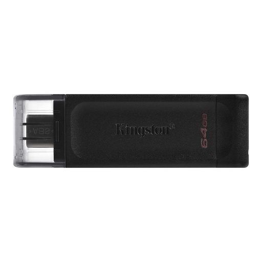 [DT70/64GB] Kingston DataTraveler 70 - Unidad flash USB - 64 GB - USB-C 3.2 Gen 1