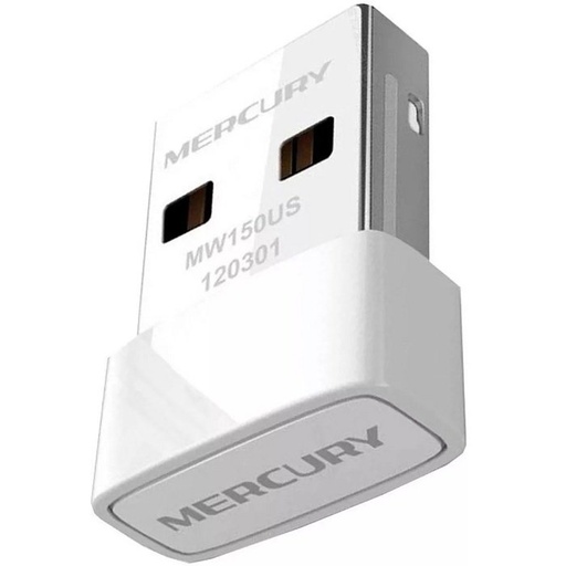 [MW150US] Mercusys MW150US - Adaptador de red - USB 2.0 - 802.11b/g/n