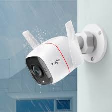 [TapoC310] Tapo C310 - Cámara de vigilancia de red - para exteriores - a prueba de polvo/de inclemencias - color (Día y noche) - 3 MP - 2304 x 1296 - 2304p - focal fijado - audio - con cable - Wi-Fi - GbE - H.264 - CC 9 V