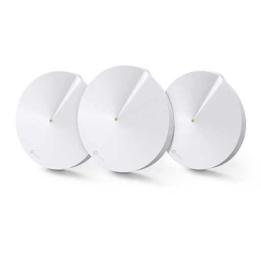 [DECO M5(3-PACK)] TP-LINK DECO M5 - Sistema Wi-Fi - hasta 4500 pies cuadrados - malla - 1GbE - Wi-Fi 5 - Bluetooth - Doble banda (paquete de 3)