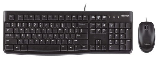 [920-002565] Logitech Desktop MK120 - Juego de teclado y ratón - USB - inglés