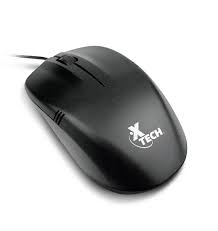 [XTM-205] Xtech - Mouse - USB - Wired - All black - 3D 3-button XTM-205 - 1000dpi