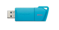 [KC-U2L128-7LB] Kingston - USB flash drive - USB 3.2 Gen 2 - NEON Aqua Blue