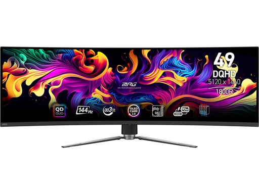 [824142340349] MSI - LED-backlit LCD monitor - Curved Screen - 49" - MPG 491CQP 144HZ 0.03 MS
