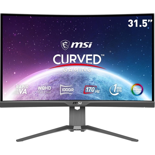 [824142318348] MSI - LED-backlit LCD monitor - Curved Screen - 31.5" - MAG 325 WQHD 240hz 1ms