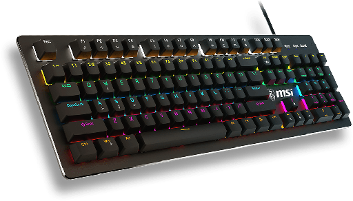 [824142348222] MSI - Keyboard - Wired - Blue - GK300 Mechanical US