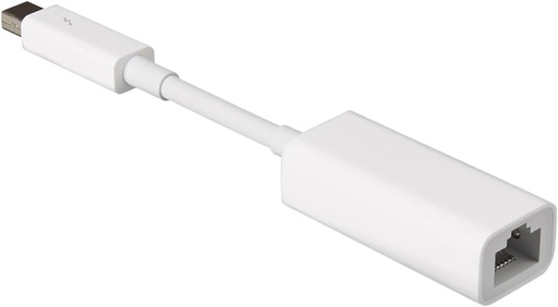 [MD463BE/A] Apple Thunderbolt to Gigabit Ethernet Adapter - Adaptador de red - Thunderbolt - Gigabit Ethernet - para iMac with Retina 4K display (Late 2015), with Retina 5K display (Late 2014, Late 2015, Mid 2015); Mac mini (Late 2014); Mac Pro (Late 2013); MacBook Air (Early 2015, Mid 2017); MacBook Pro (Early 2013, Early 2015, Late 2012, Late 2013, Mid 2012, Mid 2014, Mid 2015)