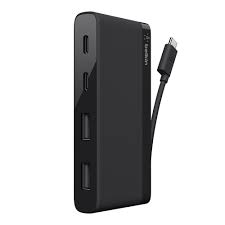 [AVC018btBK] Belkin - Hub - 4 puertos - USB-C