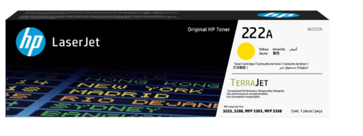 [W2222A] HP - 222A - Toner cartridge - Yellow - ORIGINAL LASERJET TONER CART