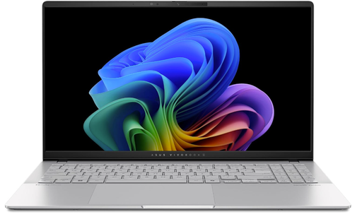 ‎S5507QAD-PS96 - ASUS Portátil Vivobook S 15; PC Copilot+, pantalla OLED de 15.6 pulgadas 3K 120Hz, procesador Qualcomm Snapdragon X Elite X1E-78-100 de 12 núcleos, 16 GB de RAM, SSD de 1 TB, Windows 11 Home
