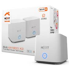 [NCM-X3000 2PK] Nexxt Solutions Home - Router - Wireless Mesh - 802.11a/b/g/n/ac/ax - Desktop - 2 pack
