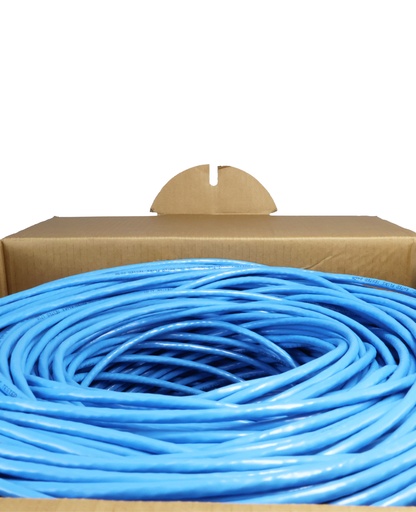 [LTK-C6B LANTEK] Cable UTP cat6 AZUL 550mhz 305m-INDOOR