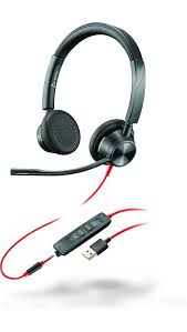 [76J21AA] Poly Blackwire 3325 - Blackwire 3300 series - auricular - en oreja - cableado - conector de 3,5 mm, USB-A - negro - Certificado para Equipos de Microsoft