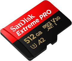 [SDSQXCD-512G-GN6MA] SanDisk Extreme Pro - Tarjeta de memoria flash (adaptador microSDXC a SD Incluido) - 512 GB - A2 / Video Class V30 / UHS-I U3 / Class10 - microSDXC UHS-I