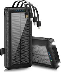 [XPB-200] Xtech XPB-200 - Solar Power Bank - 24 pin USB-C / 4 pin USB Type A / 5 pin Micro-USB Type A - 24 pin USB-C / 4 pin USB Type A / 5 pin Micro-USB Type A - Lithium ion polymer - Para Universal - built-in charg cables20,000mAh