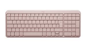 [920-013447] Logitech - Keyboard - Bluetooth - Rose - K250