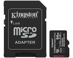 [SDCS3/64GB] Kingston - Flash memory card - microSDHC - 64GB microSDXC Canvas Select P