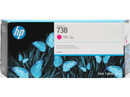 [676M7A] HP - 738 - Ink cartridge - Magenta - 300 ml
