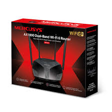 [MR70X] Mercusys MR70X V1 - Enrutador inalámbrico conmutador de 3 puertos - 1GbE - Wi-Fi 6 - Doble banda