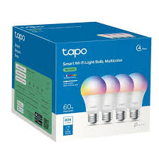 [Tapo L530E4-Pack] Tapo L530E - Bombilla LED - E27 - 8.7 W (equivalente 60 W) - clase F - 2500-6500 K