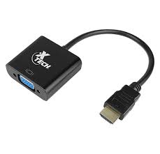 [XTC-384] Xtech - Video adapter - 19 pin HDMI Type A - VGA - Black - XTC-384