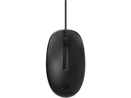 [265A9UT] HP 125 - Ratón - cableado - USB - negro - Smart Buy