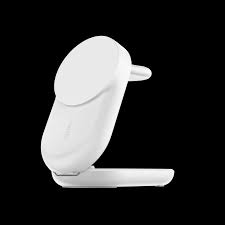[WIZ037ttWH] Belkin - Qi2 25W 3 in 1 Compact - Lithium - Para Universal - Compact White