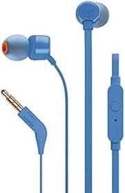[JBLT110BLUAME] JBL - Headphones - T110 Wired In-ear Blue (S. Ame