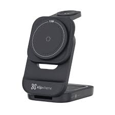 [KCW-250] Klip Xtreme - Car wireless charging holder - 15 Watt - 24 pin USB-C - Cellular phone / Wireless earbuds / Apple AirPods / Apple Watch - Wireless - Para Smartphones - Vacuum Articulated