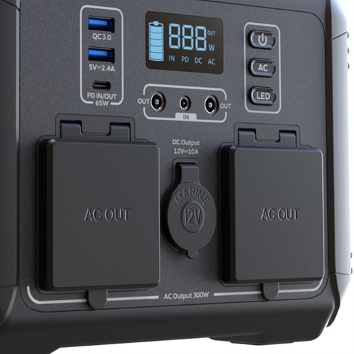 [FPP-TP3000] Forza Titan Series - Battery backup - 3000 Watt - AC 110/120 V - LMFP Power Station