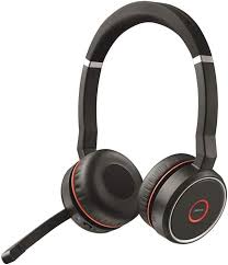 [37599-999-999] Jabra Evolve3 - Headphones - Wireless - 75 MS Link390a Black