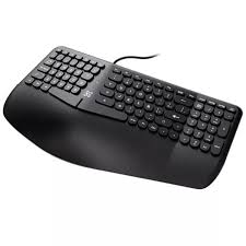 [KBK-900] Klip Xtreme - Keyboard - Wireless - Spanish (Latin American) - Bluetooth / 2.4 GHz / USB-C - Ergonomic Design - Black - Curve